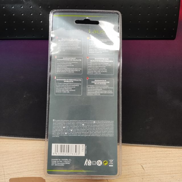 Cable conexión Jack macho 3.5mm ST 1.2M