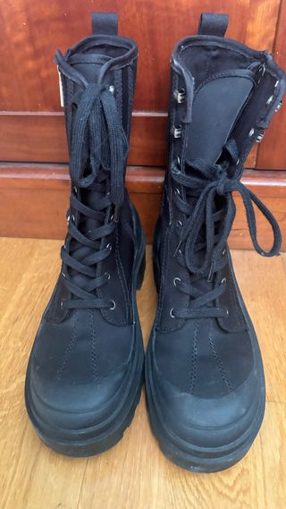 Botin tejido cremallera