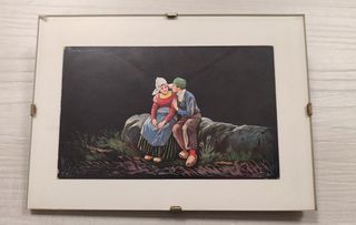 3 Antiche cartoline illustrate da E.Colombo