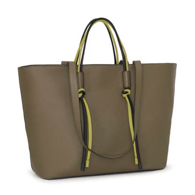 Capazo grande de piel TOUS