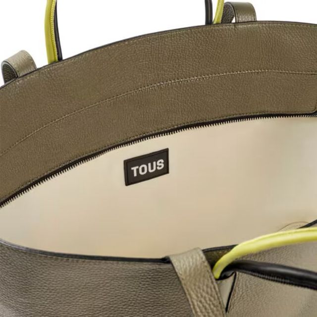 Capazo grande de piel TOUS