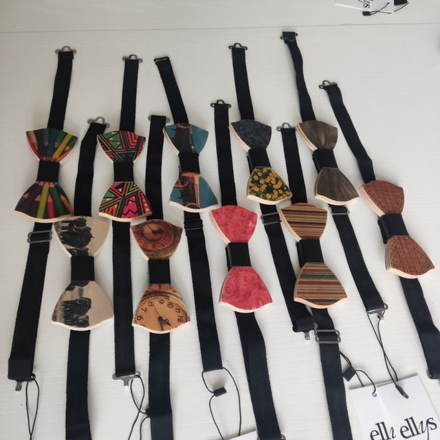 10 Papillon LegnoMade in Italy Uomo Regolabili 488