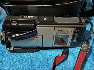 OFERTA CAMARA SONY VIDEO 8 PAL PRO+ MALETA PIEL