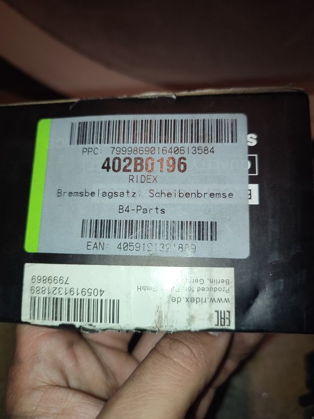 Pastillas Nissan Opel ford vauxhall