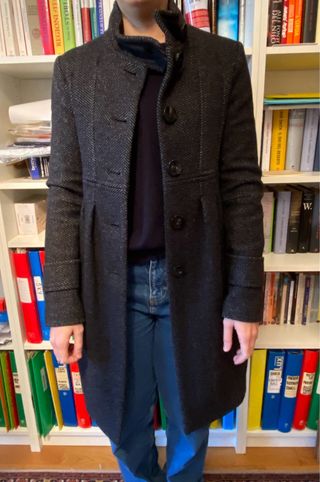 Cappotto grigio Sisley da donna