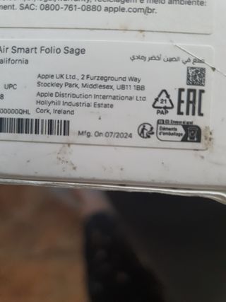 Funda Ipad Air smart folio