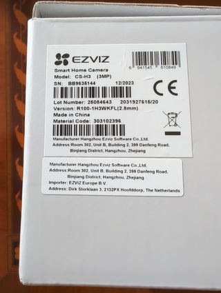 Cámara videovigilancia Ezviz CS-H3
