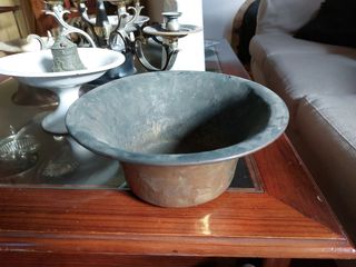 Gran Cuenco de pesa en cobre, Siglo XIX.