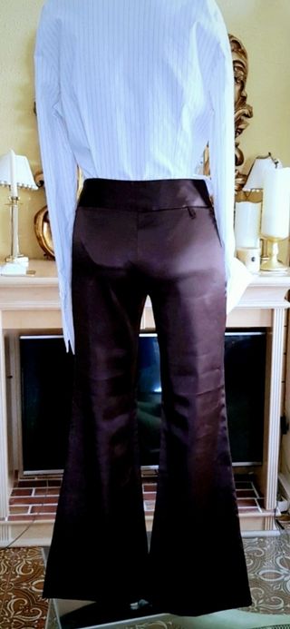 Pantalón de vestir  campana talle alto.