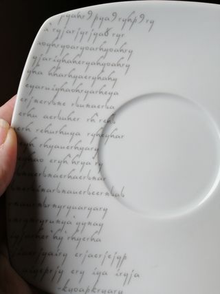 6 TAZAS CAFÉ PORCELAIN FINE HANLONG