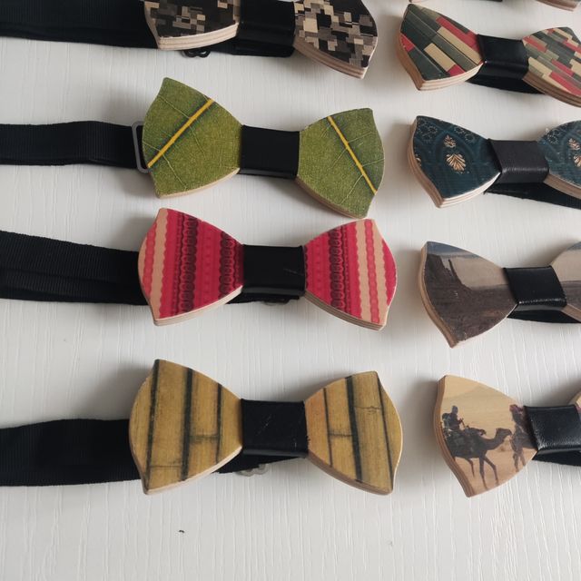 10 Papillon in Legno Made in Italy 490