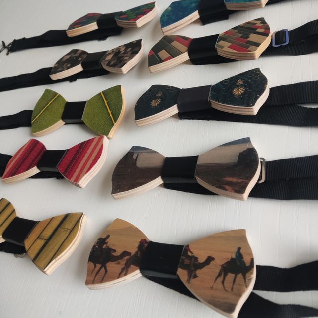 10 Papillon in Legno Made in Italy 490