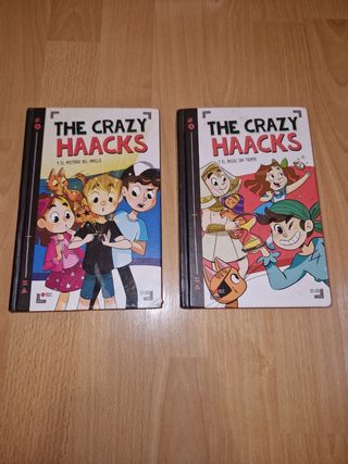 2 libros The Crazy Haacks 