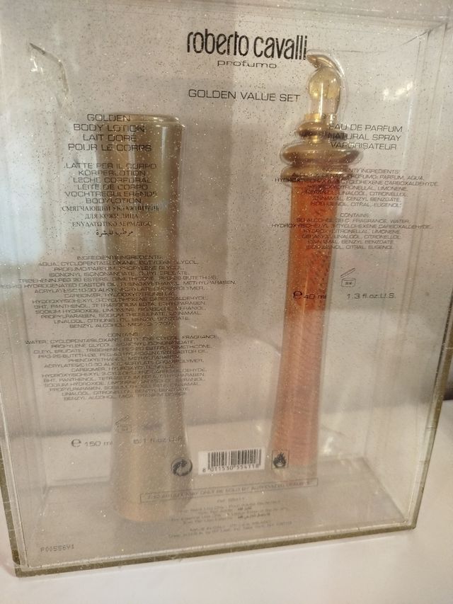 Profumo Roberto cavalli oro