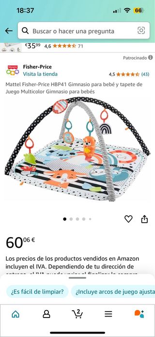 Vendo gimnasio para bebe 