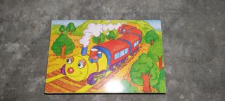 Puzzle triple cubos madera Montessori 