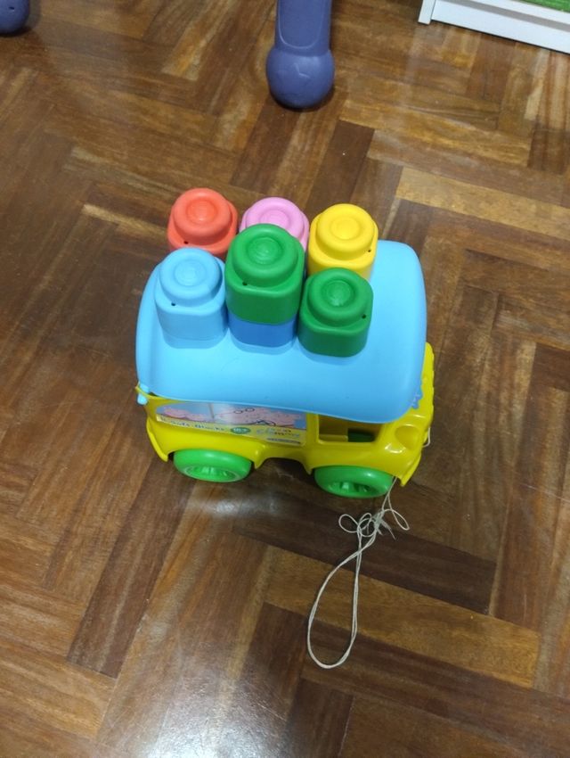 Block car Peppa Pig