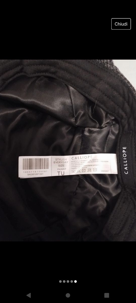 Berretto da uomo marca Calliope.