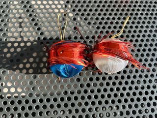 Palline di Natale e ghirlande vintage