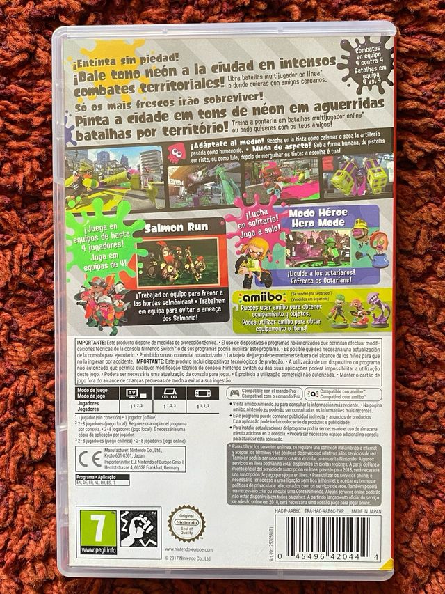 Splatoon 2 nintendo switch