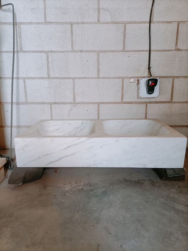 Lavabo piedra dos senos