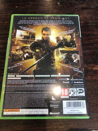 Videojuegos Deux ex Xbox 360
