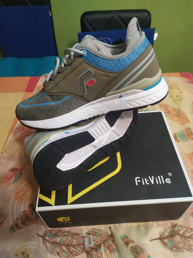 FitVille, Zapatillas Running Pies Anchos Nº40