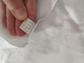 Set blanco pespunte sábana y almohada minicuna 