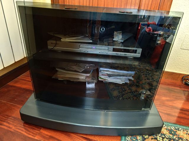 Mueble TV de cristal