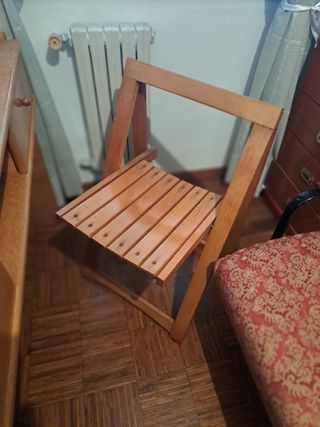 Silla plegable madera