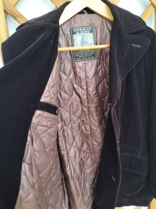 Giaccone in velluto Herman & Sons taglia 46 