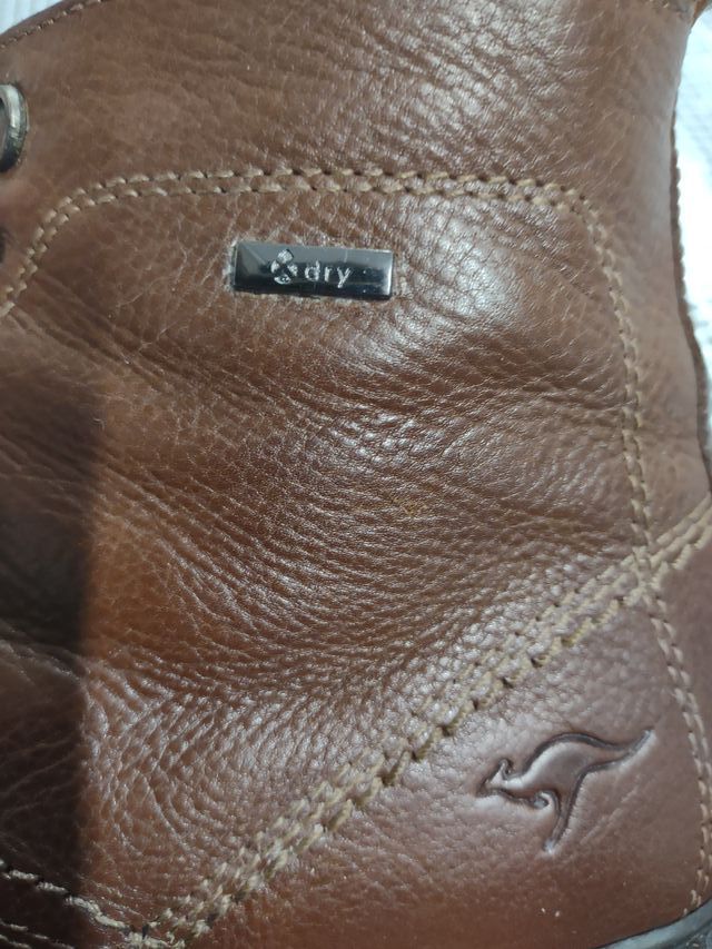 Botas hombre marrones de piel KANGAROOS