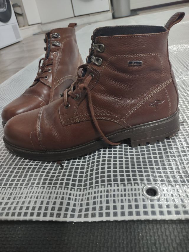 Botas hombre marrones de piel KANGAROOS
