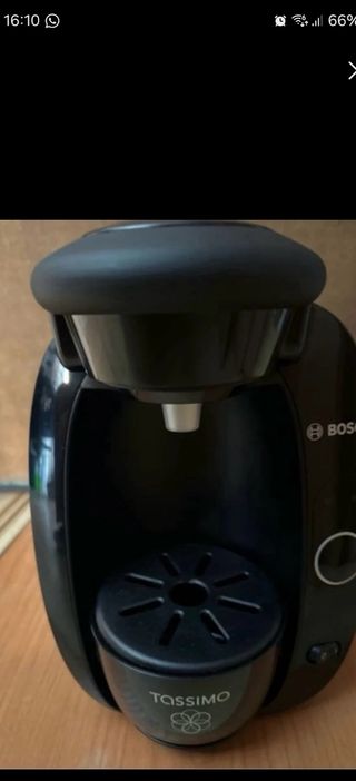 Cafetera cápsulas bosch tassimo