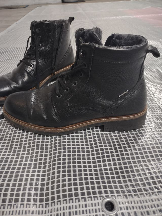 Botas hombre de piel negras IMAC