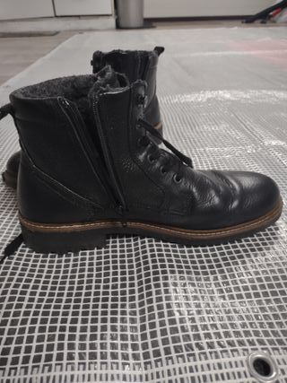 Botas hombre de piel negras IMAC