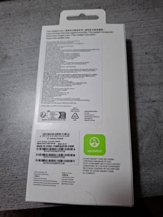 Funda transparente con anilla s24 ultra