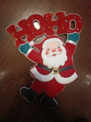 PAPÁ NOEL 40cm ADORNO NAVIDEÑO