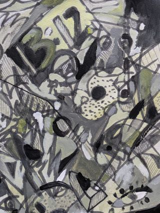 Cuadro estilo cubista ORIGINAL pintado a mano