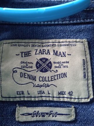 Camisa manga larga vaquera