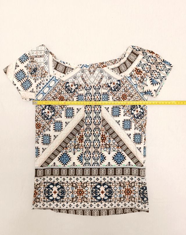Boho Chic Top donna in cotone XS - maglietta ONLY