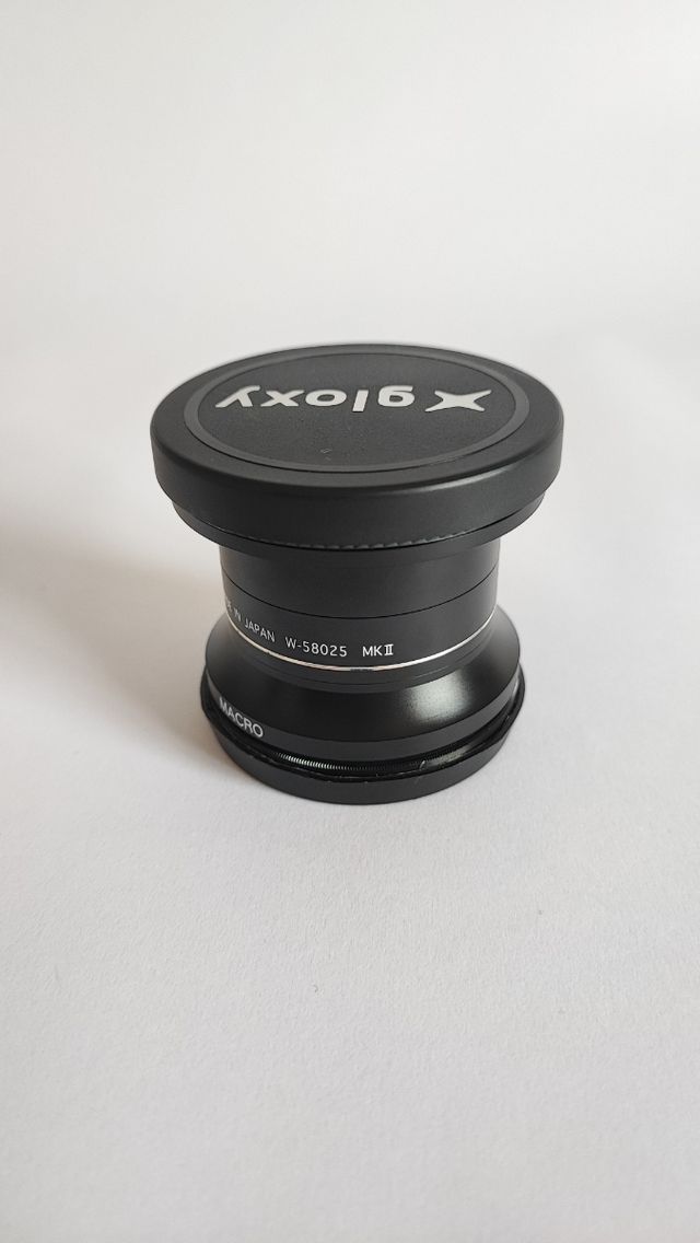 Objetivo conversor macro+fisheye Gloxy
