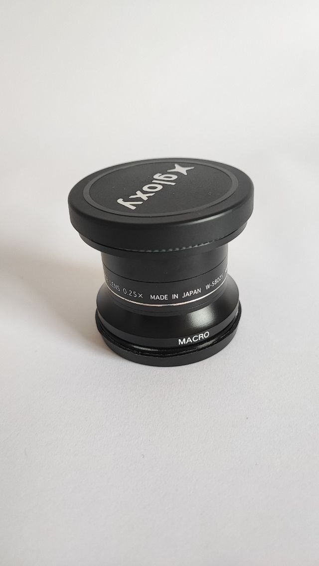 Objetivo conversor macro+fisheye Gloxy