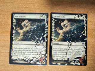 Cartas Magic alteradas a mano