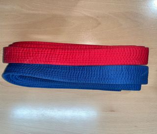Cinturones de Arawaza, Rojo y Azul/ Approved WKF