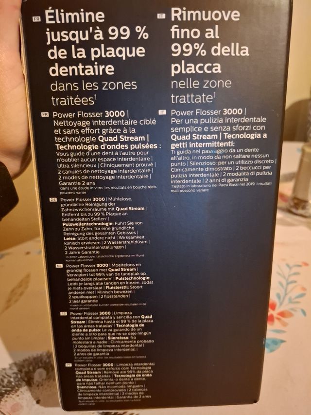 Irrigador dental fhilips power flosser 3000