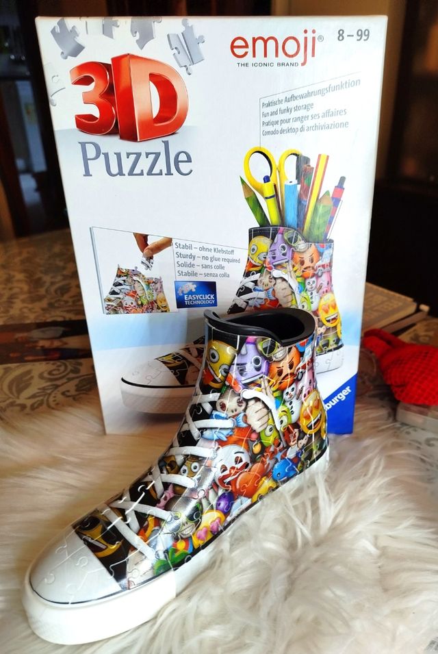 Puzzle 3D bota emojic