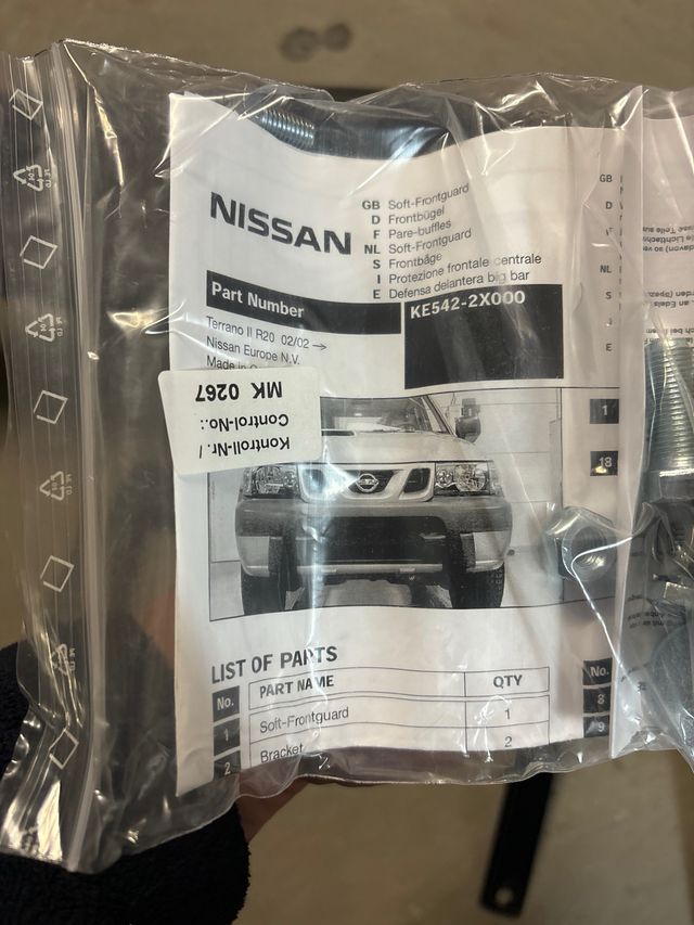 Mataburros nissan terrano 2 nuevo