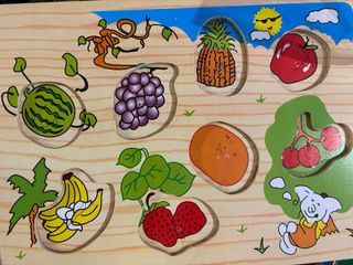 Giocattoli in legno formine due piastre