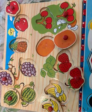 Giocattoli in legno formine due piastre